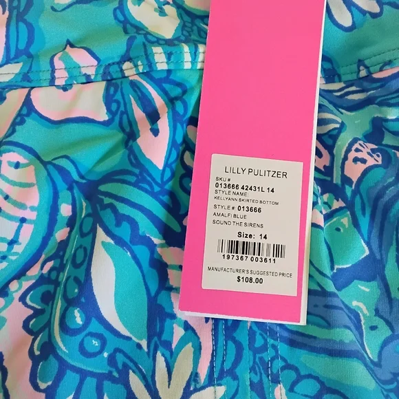 Lilly Pulitzer Kellyann Swim Skirt - NWT - Size 14 - Picture 3 of 5